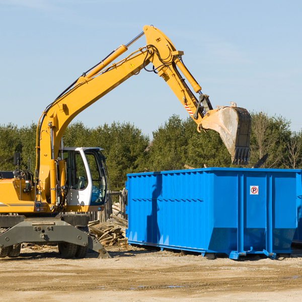 are there any restrictions on where a residential dumpster can be placed in Six Mile Run Pennsylvania